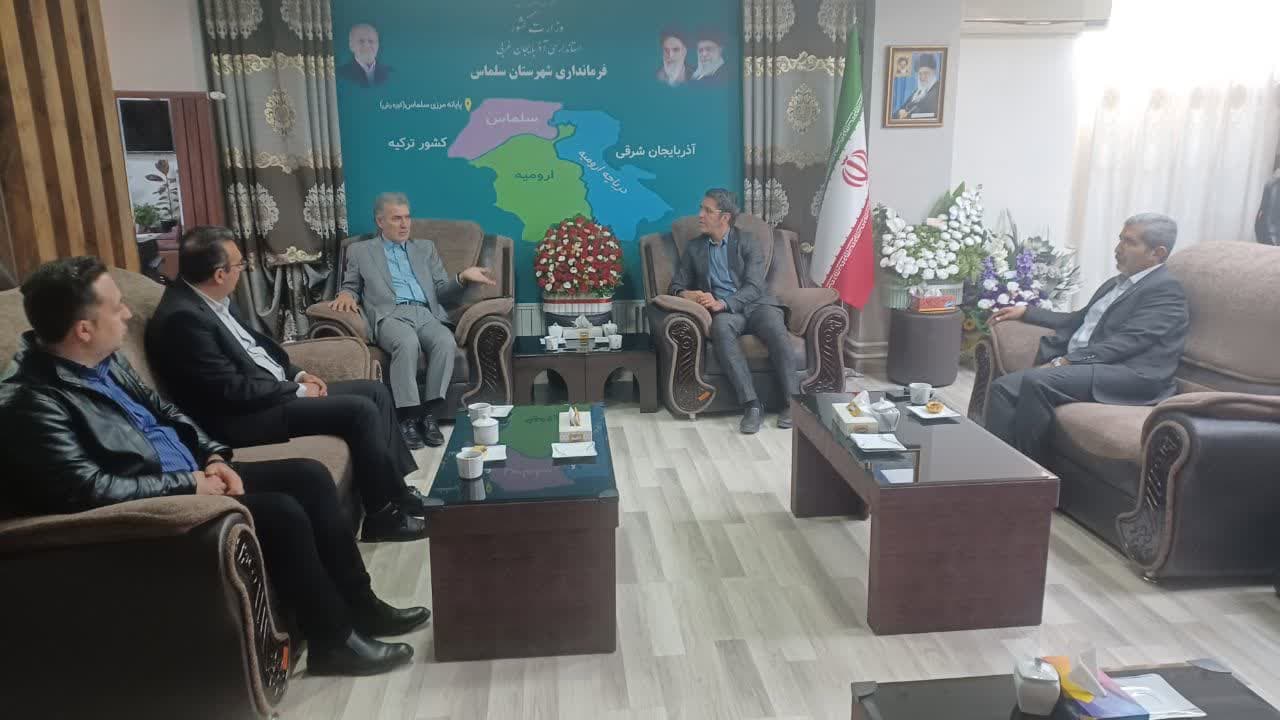 دیدار اعضای نظام مهندسی با فرماندار جدید سلماس