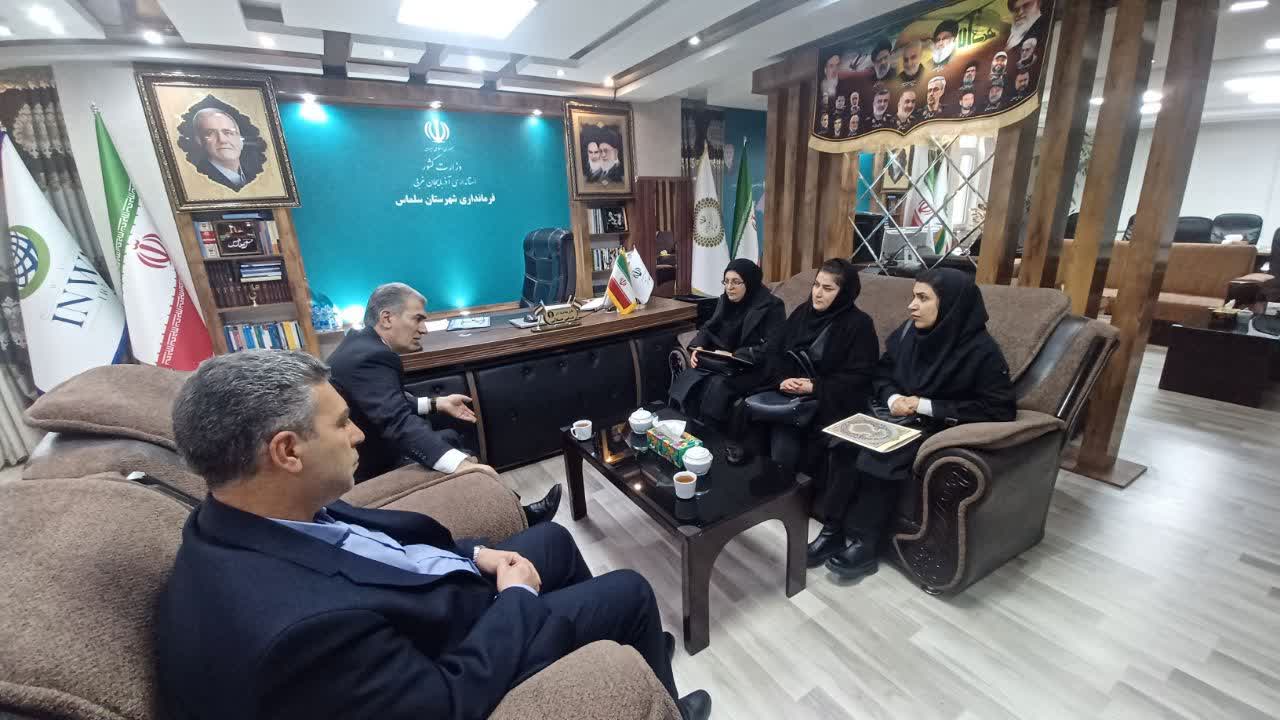 دیدار بانوان دهیاران بخش کوهسار با فرماندار سلماس