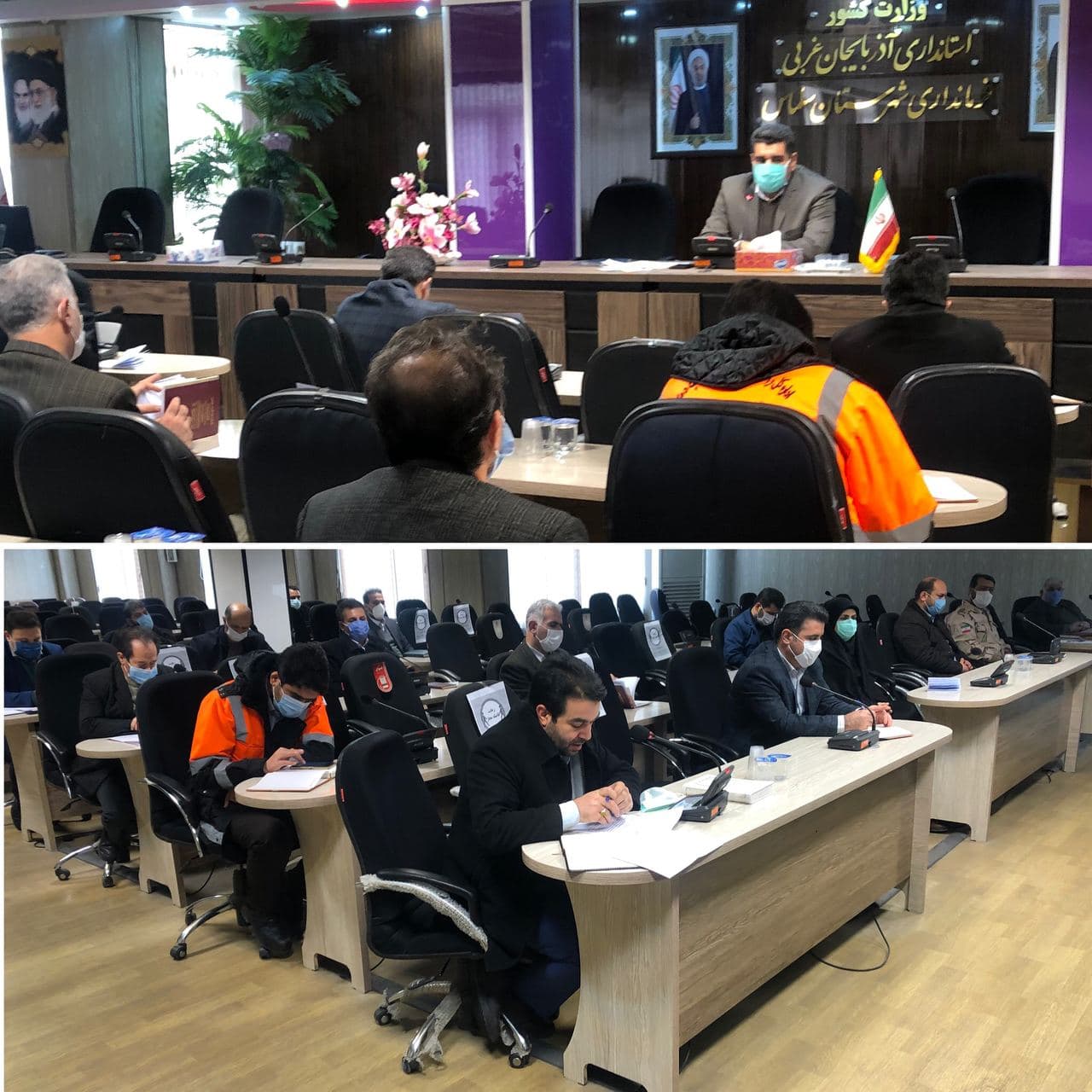 برگزاری مراسم روزپرستار دربیمارستان خاتم الانبیاء شهرستان سلماس