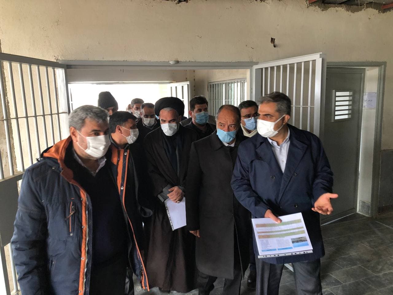 بازدید معاون وزیر و رئیس سازمان مجری ساختمانها و تاسیسات دولتی و عمومی از ندامتگاه سلماس