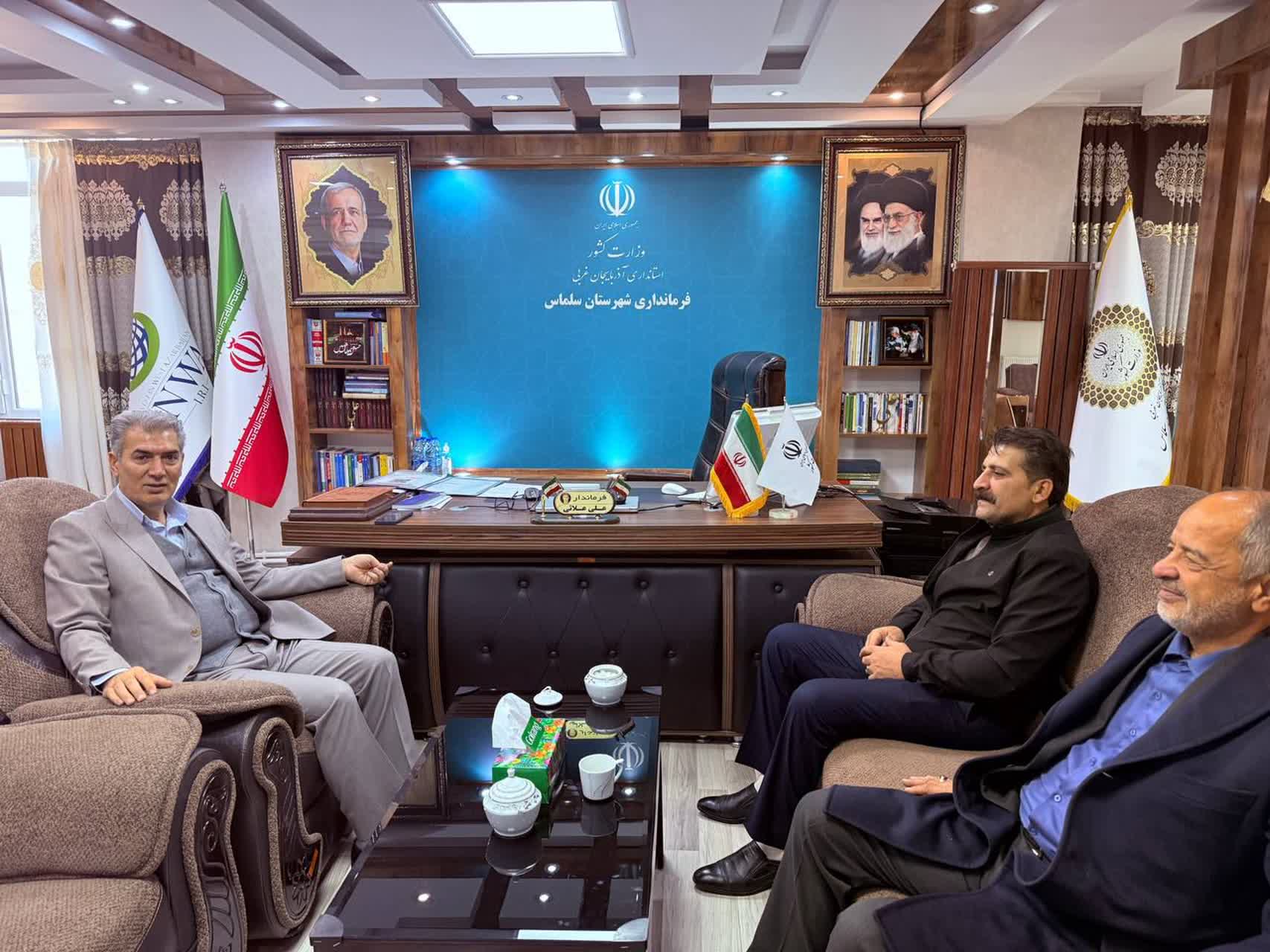 ⭕️دیدار نماینده مردم شریف سلماس در مجلس شورای اسلامی با فرماندار شهرستان برگزار شد