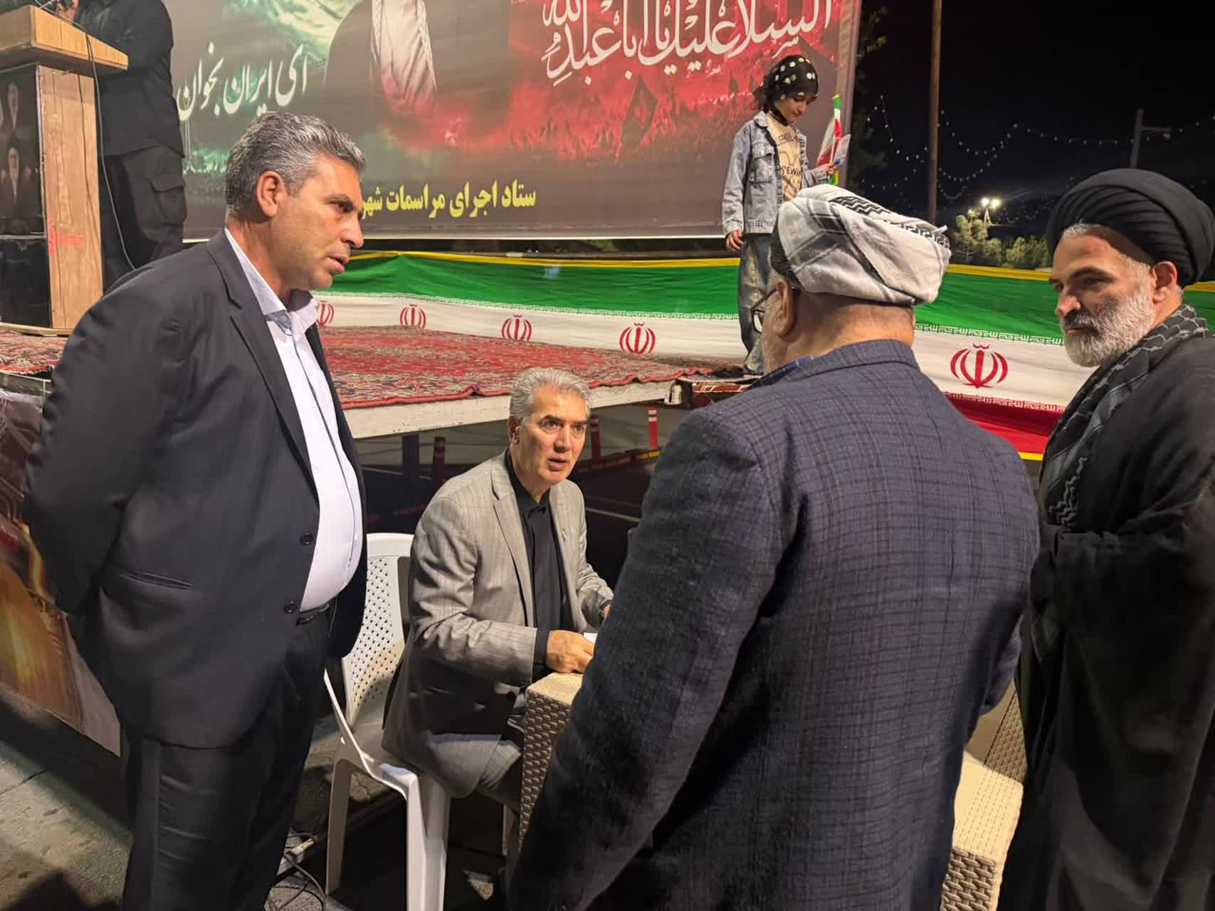 💢 یکصدو بیست ودومین شب مقاومت و ایستادگی مردم ایران 🔹برپایی شصت و هفتمین روز میز ارتباطات مردمی دولت وفاق ملی 🔸با حضور علی علائی فرماندار شهرستان سلماس 🔸هر شب ساعت ٢١:٣٠ خیابان امام