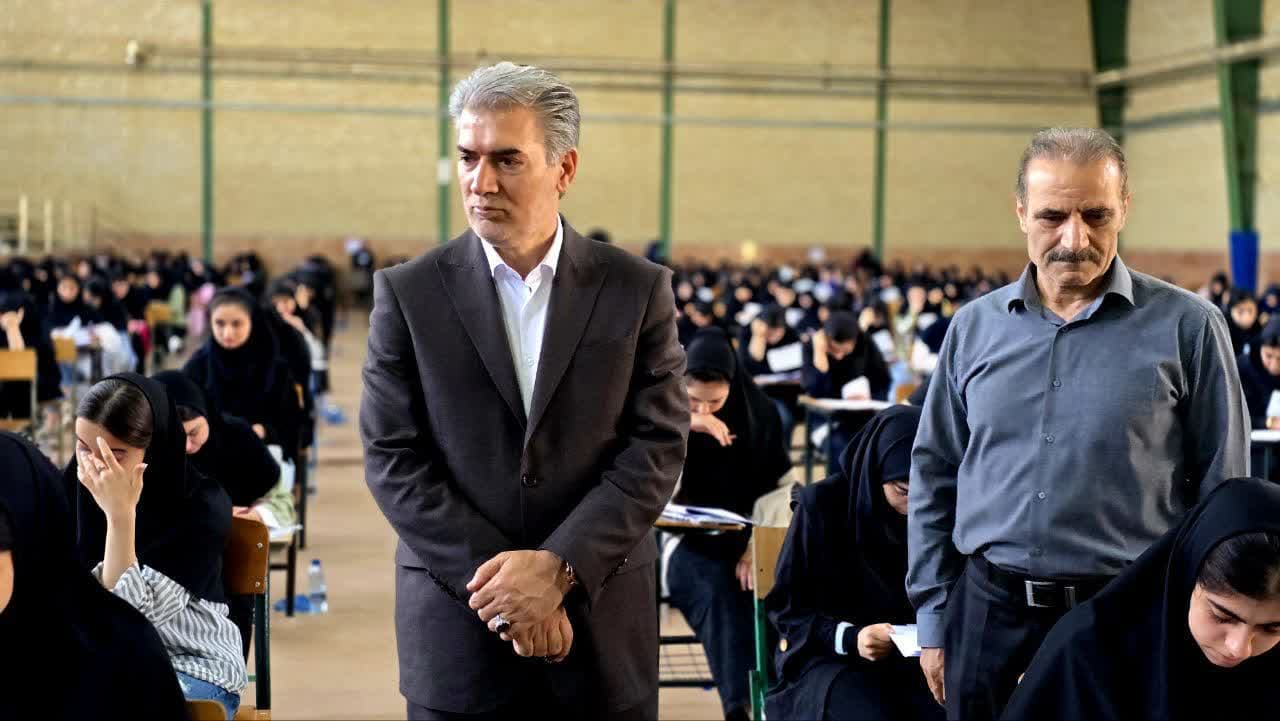 🔻بازدید دکتر علائی، فرماندار سلماس از روند برگزاری کنکور سراسری