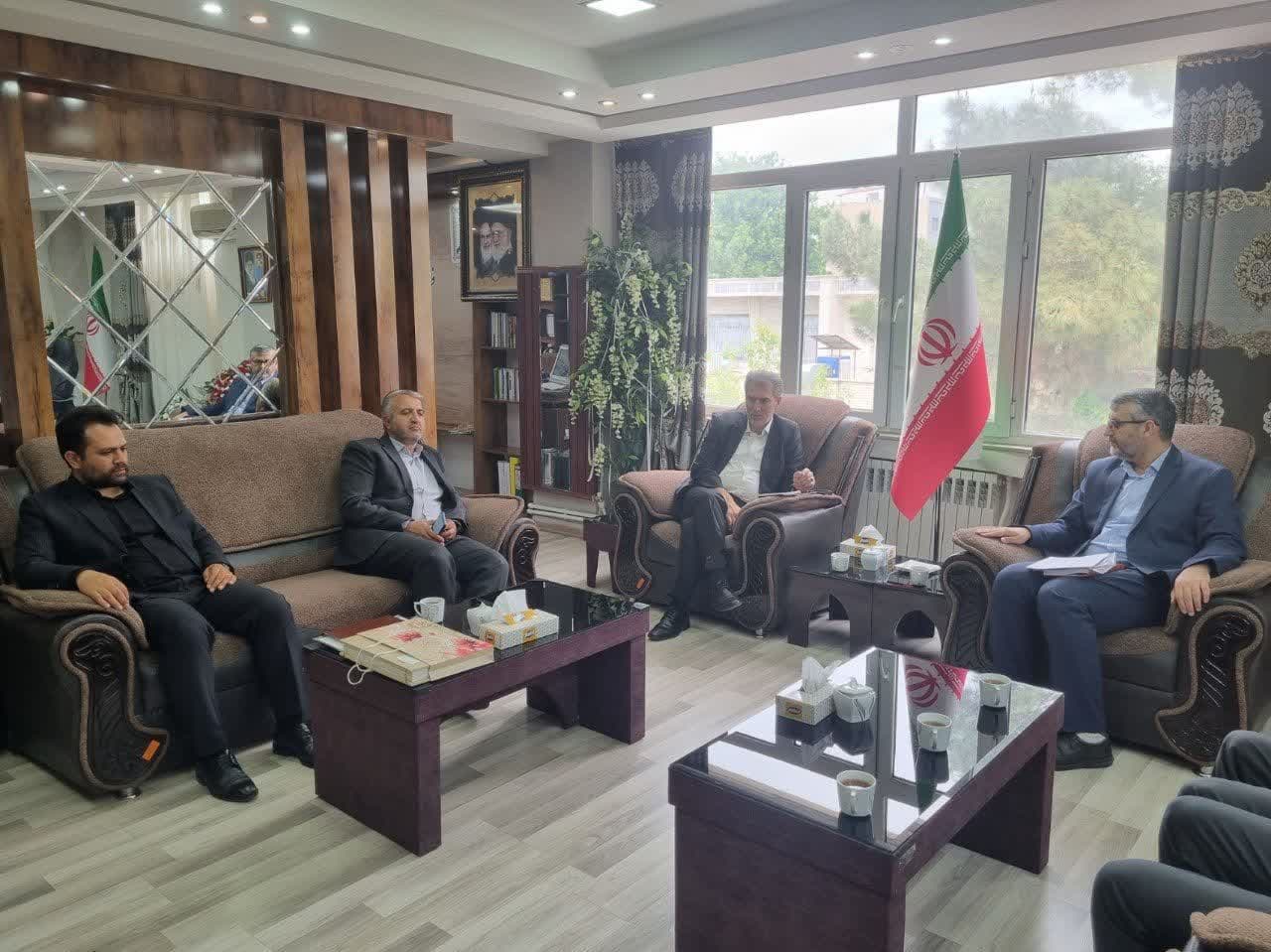 دیدار مدیر اجرایی بنیاد برکت آذربایجان غربی با فرماندار جدید سلماس