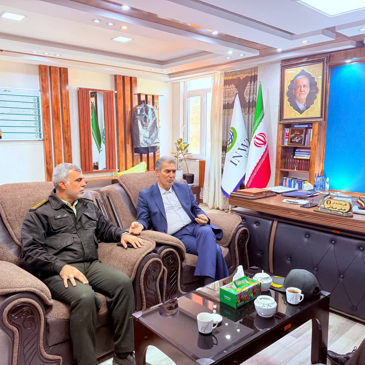 دیدار فرمانده انتظامی سلماس با فرماندار