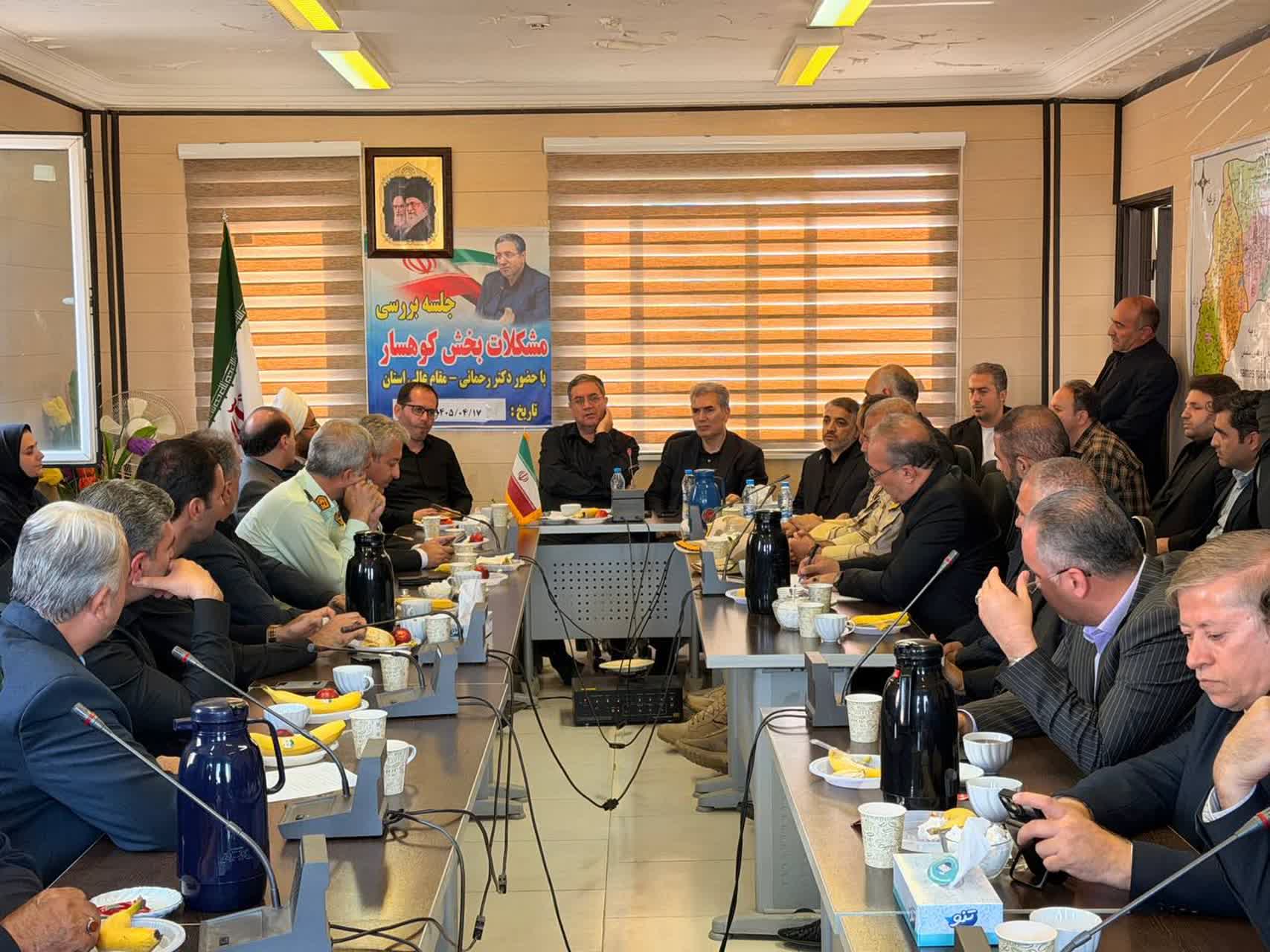 نشست بررسی مسائل و مشکلات بخش کوهسار سلماس با حضور استاندار آذربایجانغربی