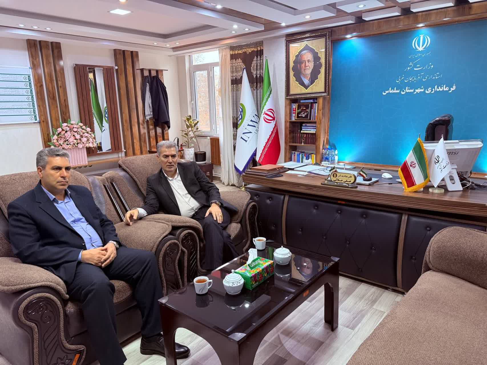 🔻دیدار شهردار سلماس با فرماندار برای بررسی مسائل شهری