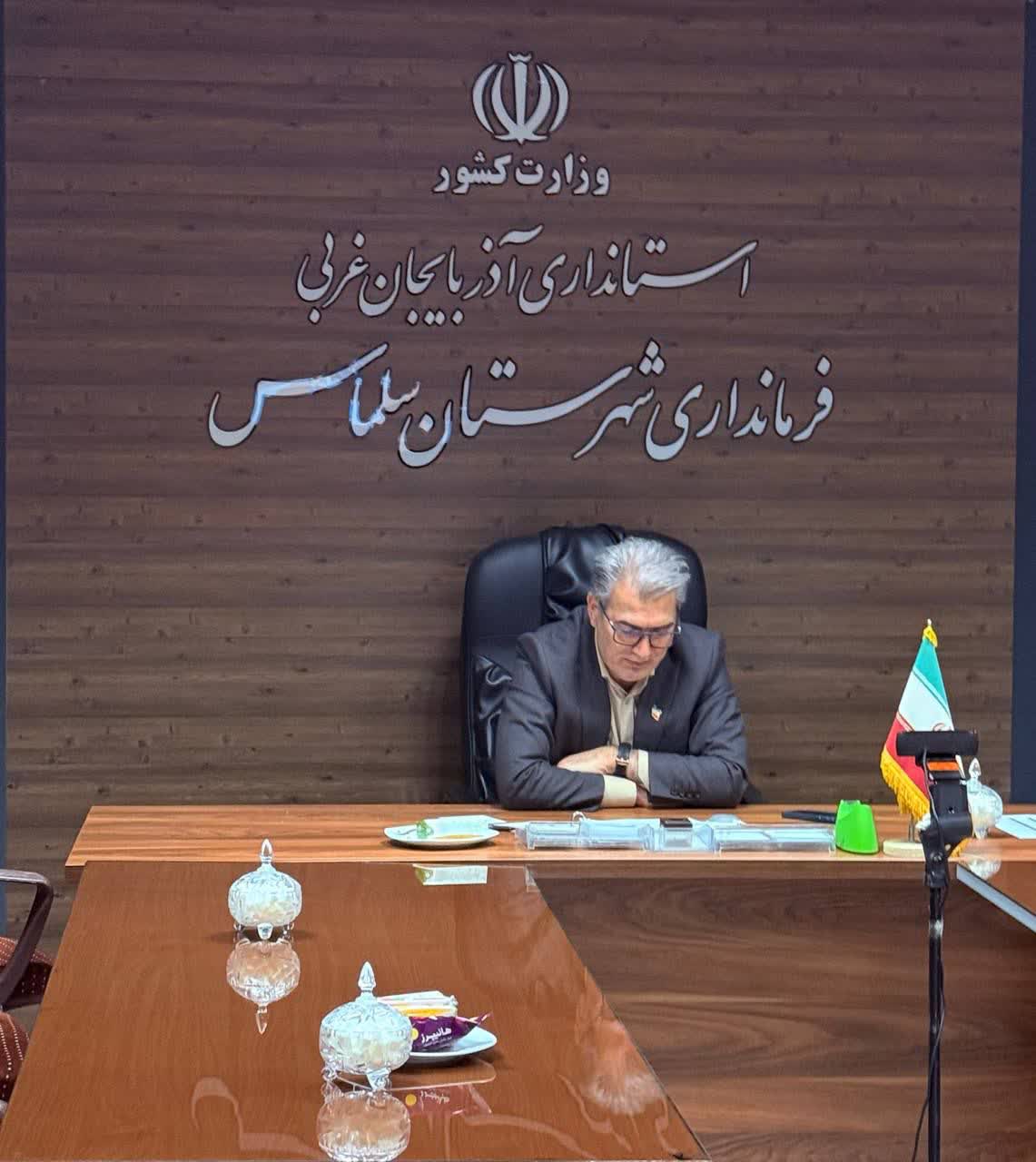 جلسه ستاد انتخابات استان آذربایجان غربی به ریاست استاندار و با حضور فرماندار شهرستان سلماس برگزار شد.