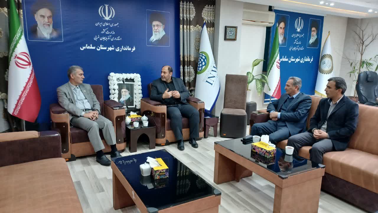 دیدار مدیرکل دامپزشکی استان با فرماندار سلماس