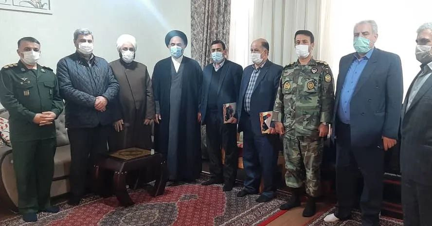 عیادت امام جمعه سلماس از جانبازان 70درصد در شهرستان سلماس