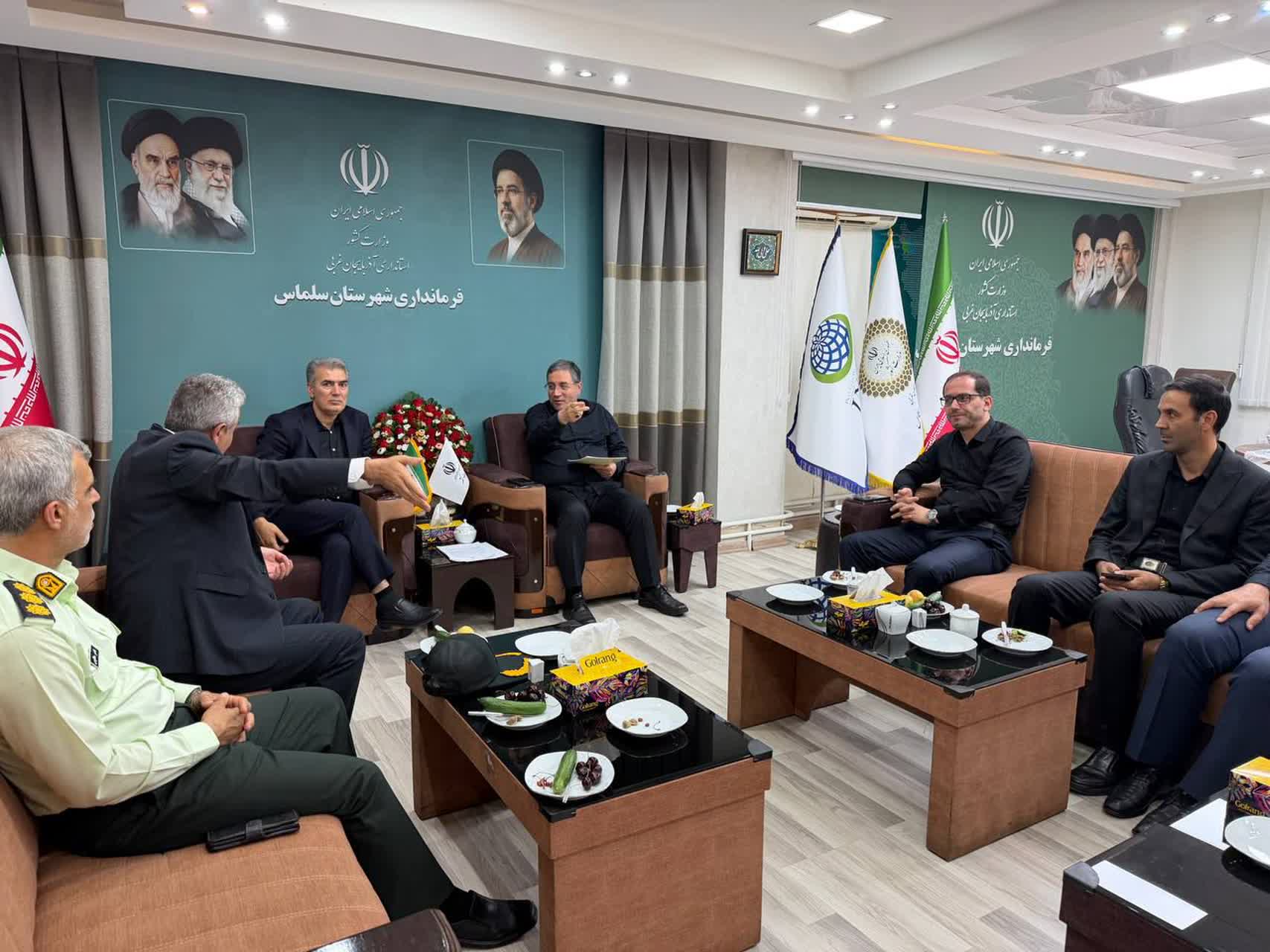 سفر یکروزه استاندار آذربایجان غربی به سلماس؛ بررسی مسائل شهرستان و بازدید از پایانه مرزی کوزهرش