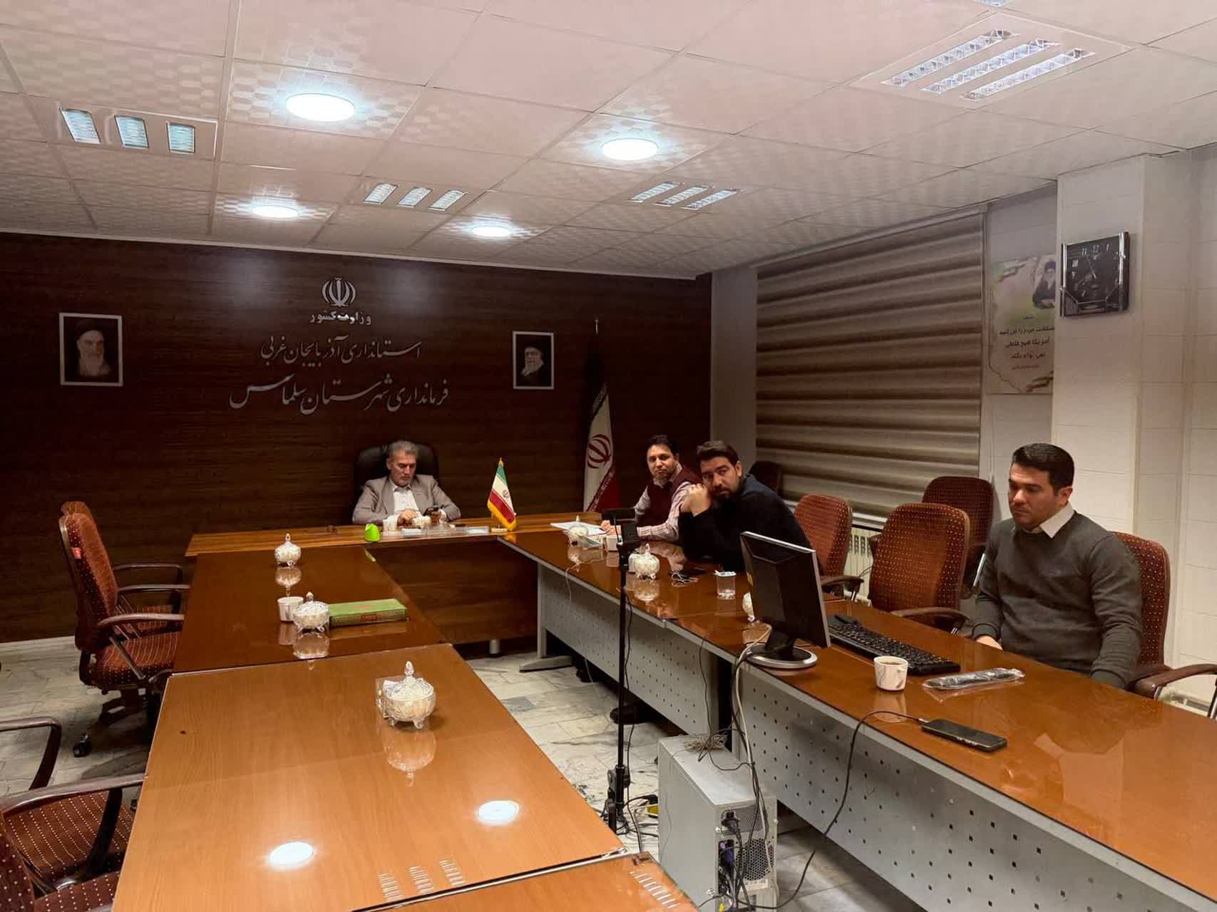 🇮🇷چهل و هفتمین فجر پیروزی🇮🇷  🔹برگزاری جلسه ستاد انتخابات استان به ریاست سرپرست معاونت سیاسی و اجتماعی استانداری