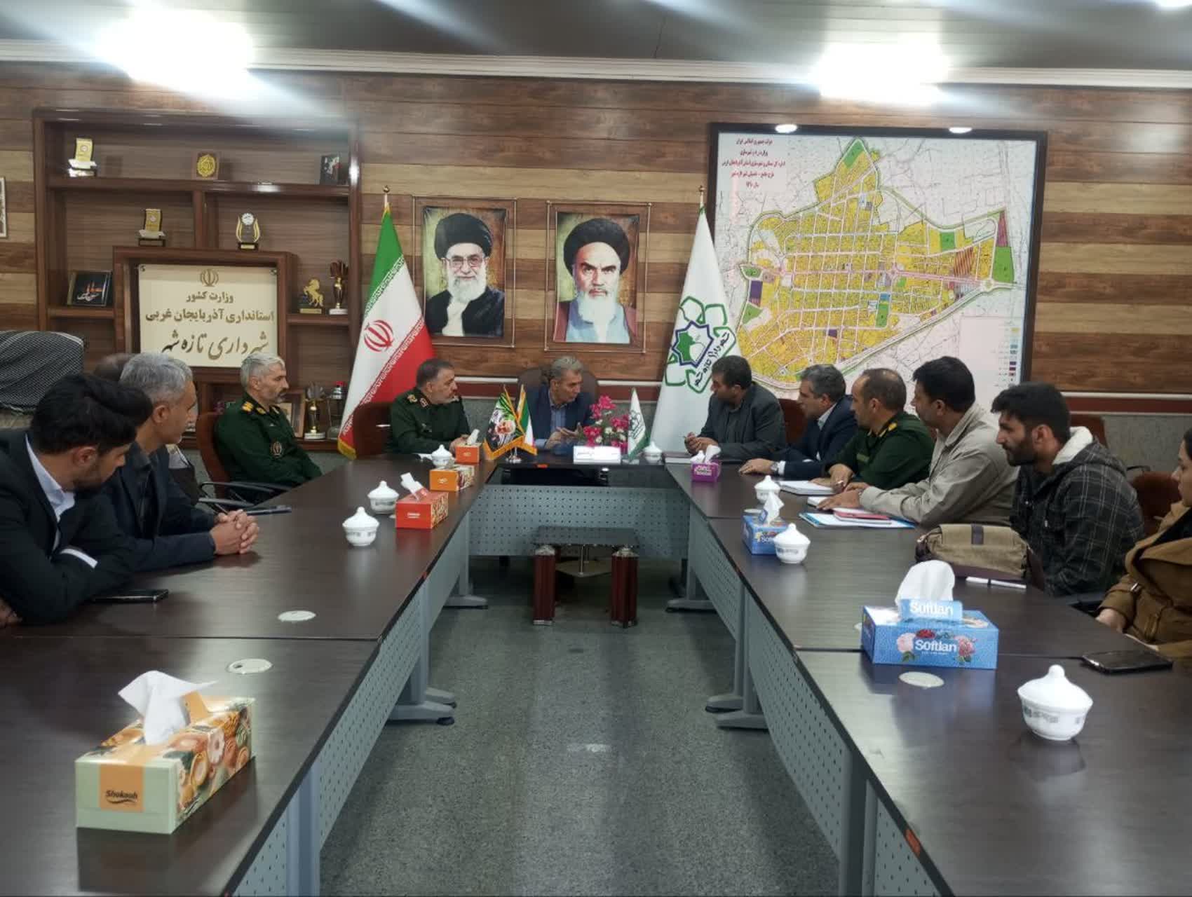 🔰 برگزاری جلسه قرارگاه سازندگی سلماس با محوریت آسفالت جاده قبرستان پتهویر