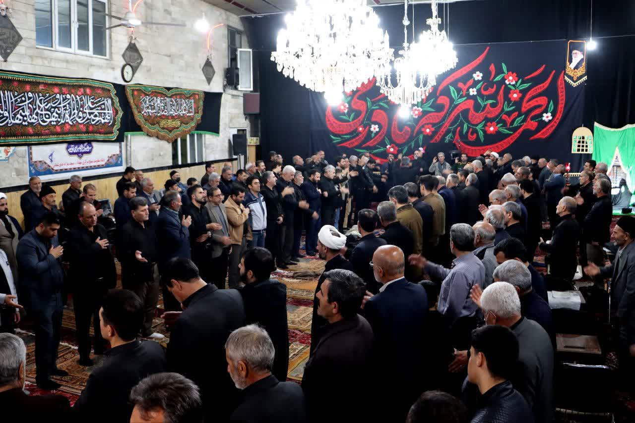🏴 برگزاری مراسم شام غریبان شهادت حضرت زهرا (س) در مسجد جامع سلماس