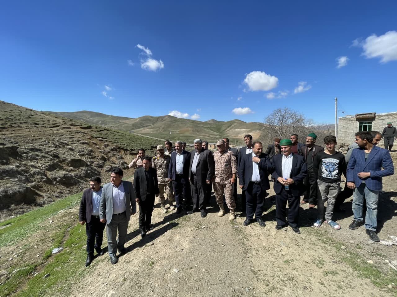 با حضور فرماندار در روستای بهارآباد بخش کوهسار سلماس برگزار گردید