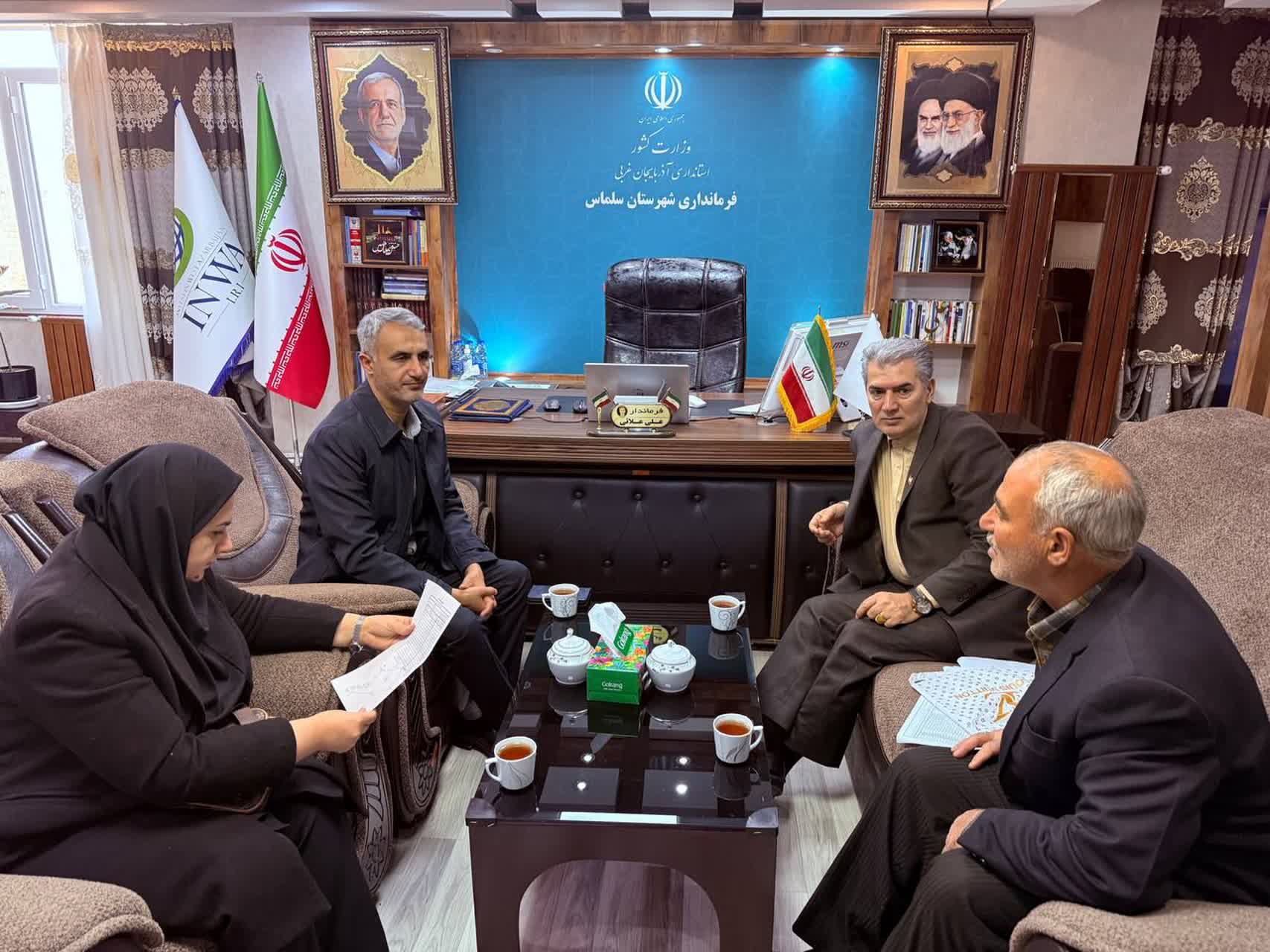 دیدار رییس اداره جهاد کشاورزی و منابع طبیعی با فرماندار شهرستان سلماس برگزار شد.