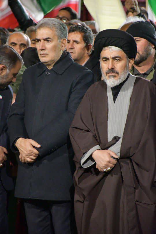 🇮🇷 طنین وحدت مسئولین و مردم در سلماس؛ حضور حجت‌الاسلام والمسلمین قریشی و فرماندار در قیامِ «تا پای جان برای ایران»