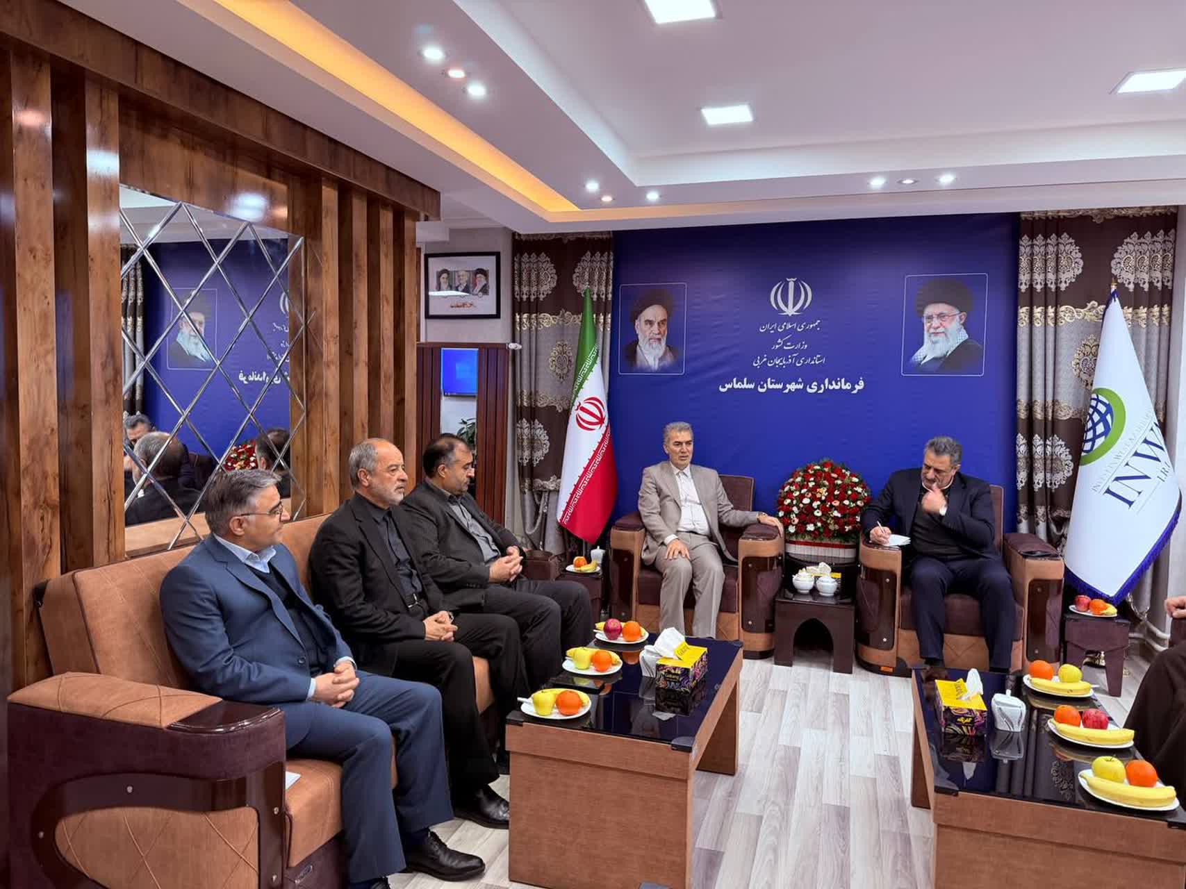 🔹دیدار معاون وزیر و رئیس سازمان امور عشایری کشور با مسئولان شهرستان سلماس