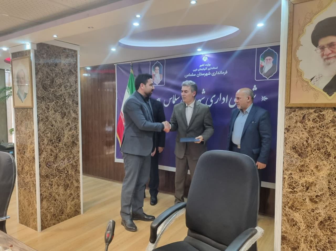 انتصاب سرپرست بخشداری مرکزی شهرستان سلماس