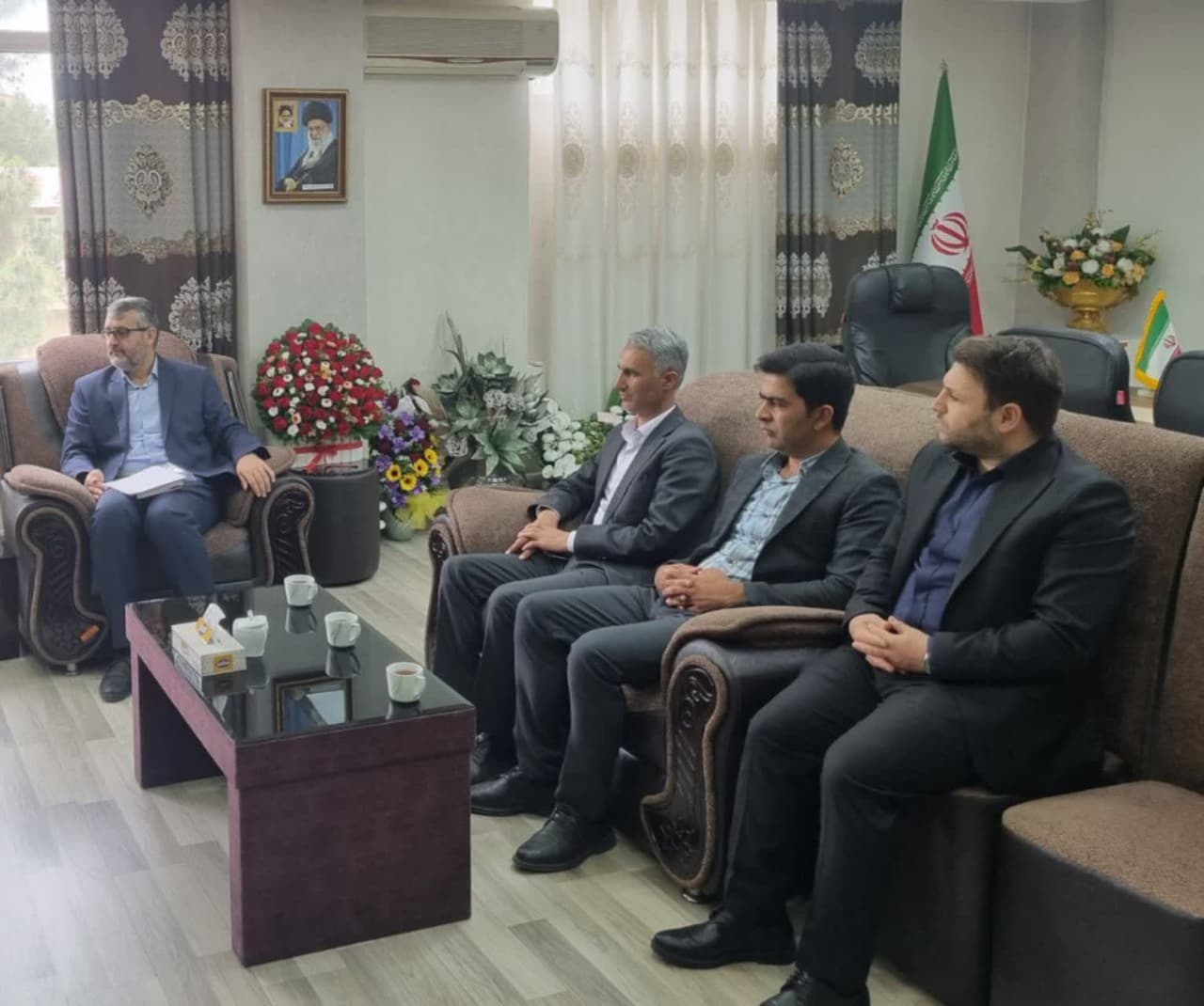 دیدار مدیر اجرایی بنیاد برکت آذربایجان غربی با فرماندار جدید سلماس