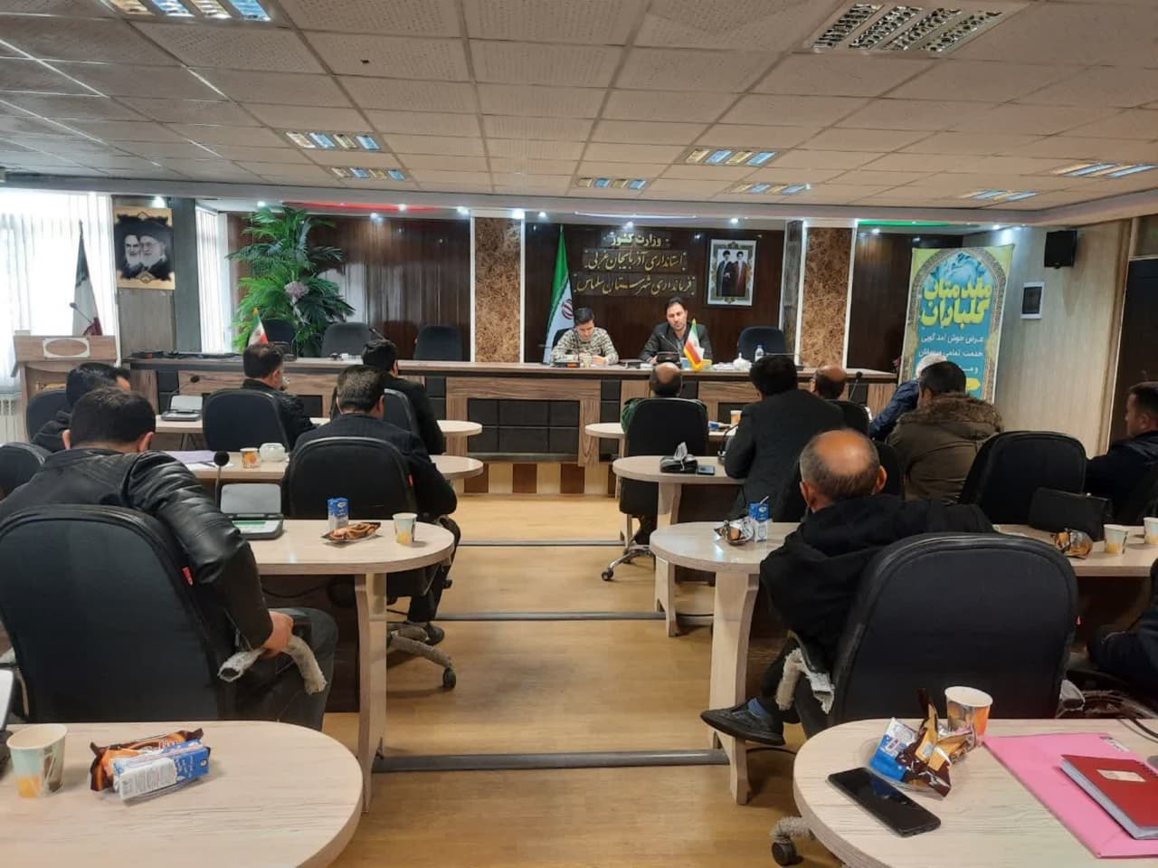 برگزاری نشست دهیاران بخش مرکزی شهرستان سلماس