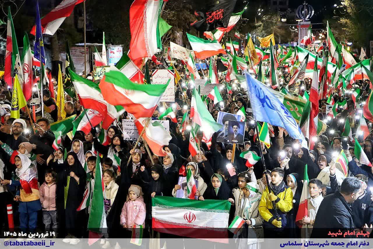 برگزاری مراسم  چهلم رهبر شهید انقلاب در شهرستان سلماس