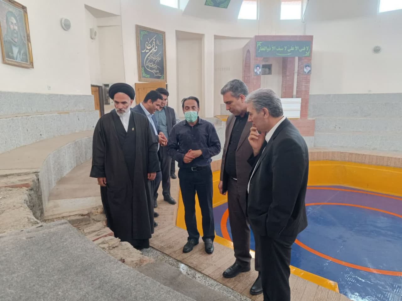 🇮🇷 امام جمعه و فرماندار سلماس از زورخانه پوریای ولی این شهرستان بازدید کردند.