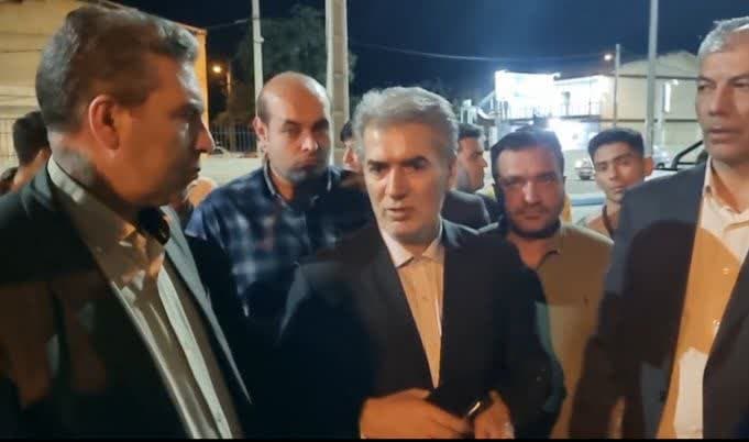 بازدید میدانی دکتر علائی و مسئولان از خیابان 12 متری سلماس برای بررسی وضعیت آسفالت و فاضلاب