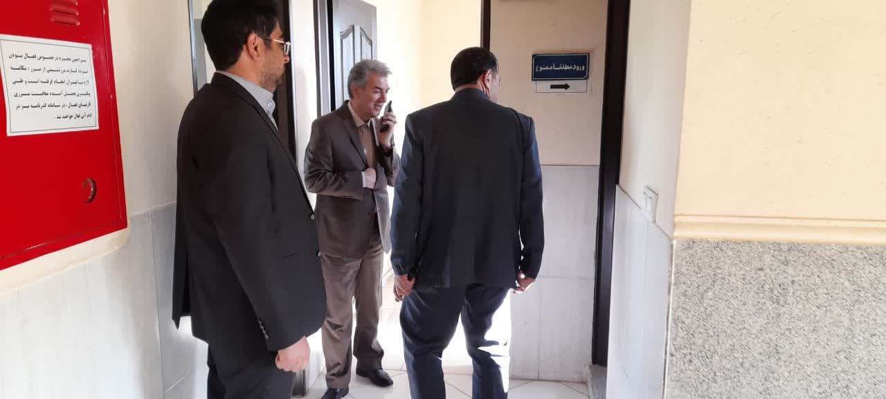 بازدید فرماندار از ساختمان بخشداری کوهسار