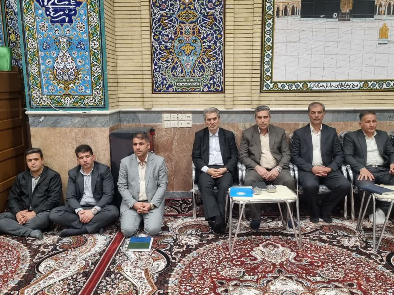 ⭕️برگزاری میز خدمت با حضور فرماندار سلماس در مسجد حضرت رقیه