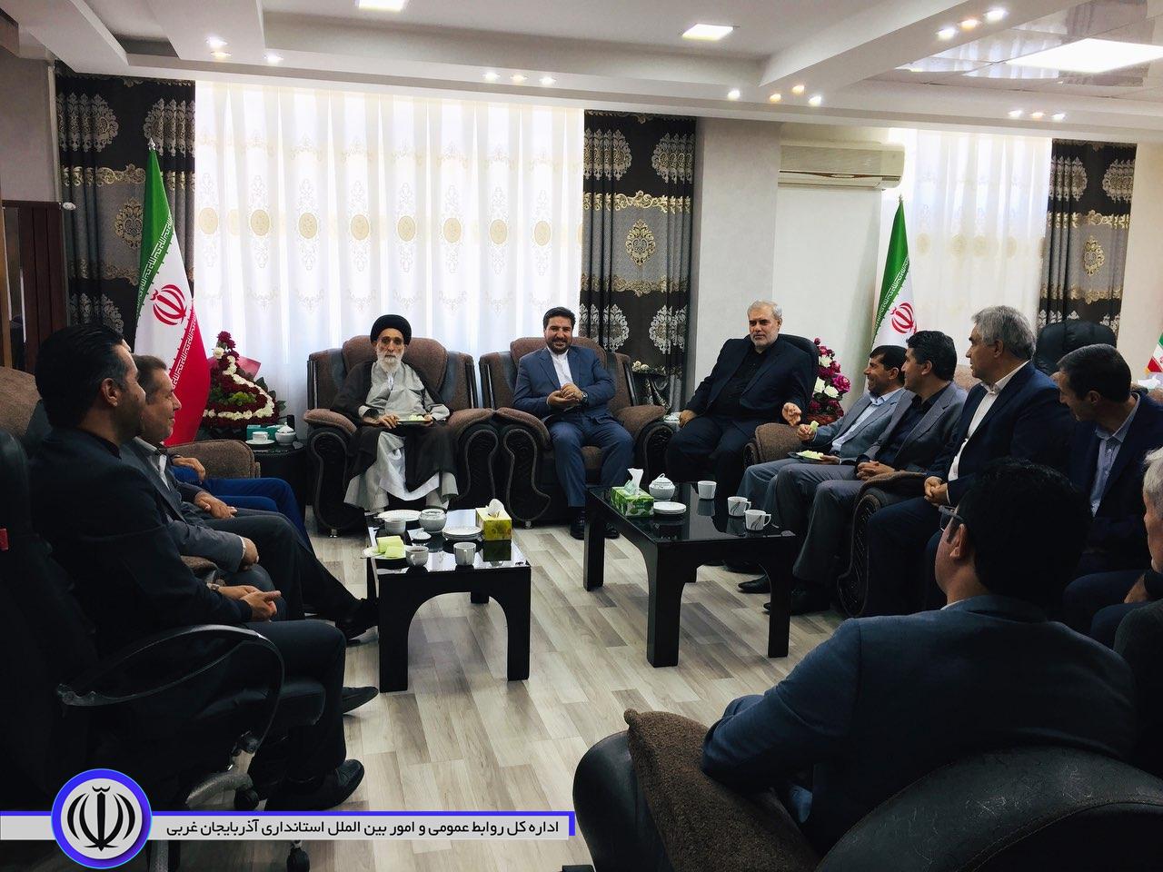 دیدار مدیران و مسئولین شهرستان سلماس با فرماندار