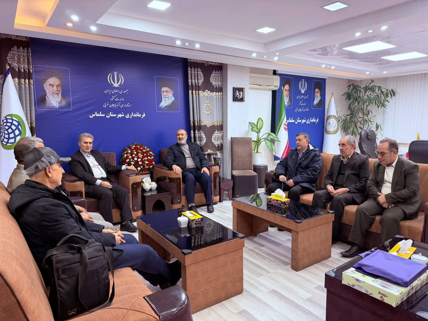 دیدار رئیس ستاد بازسازی عتبات عالیات استان با فرماندار شهرستان سلماس