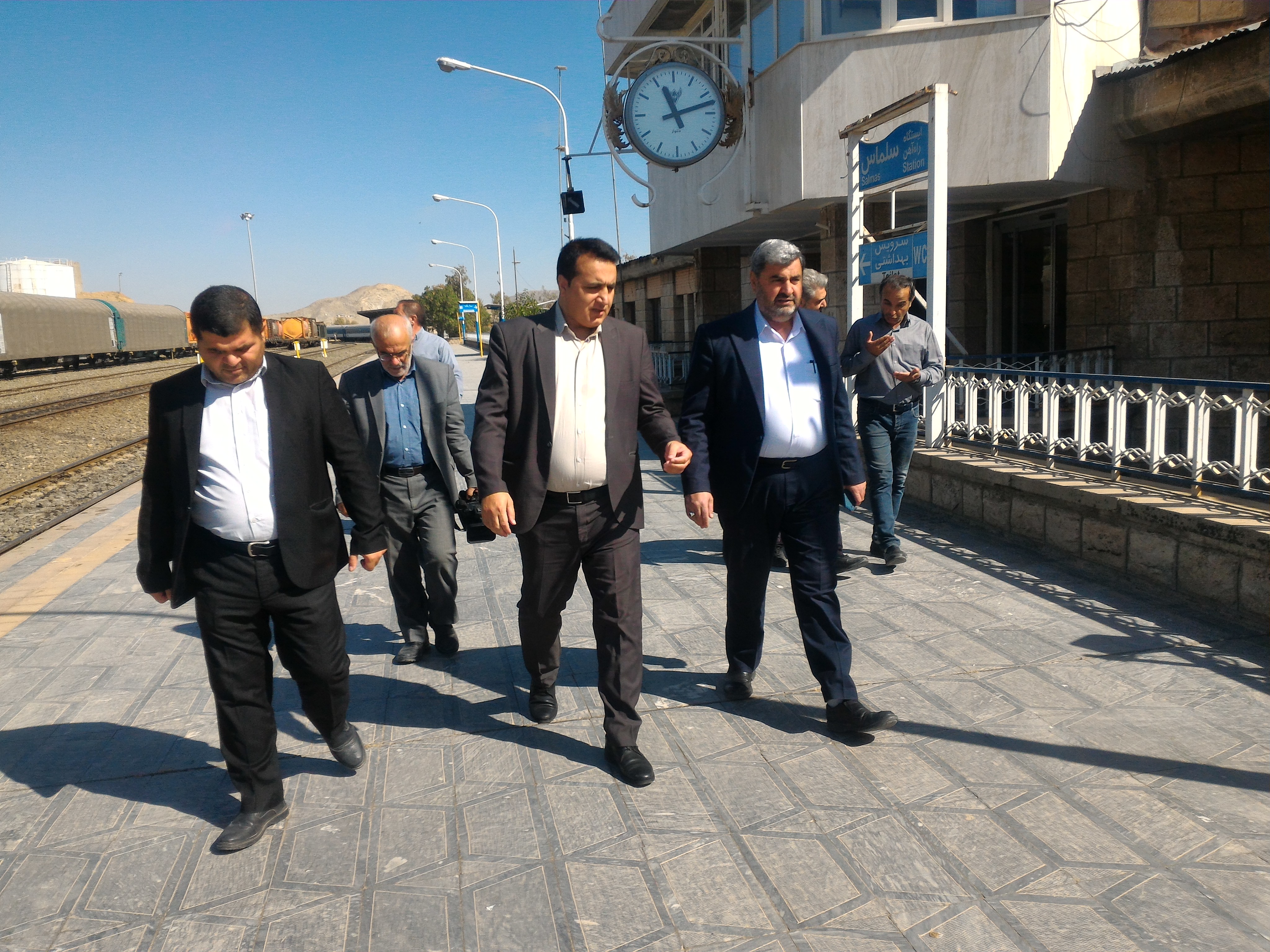 بازدید از راه آهن سلماس
