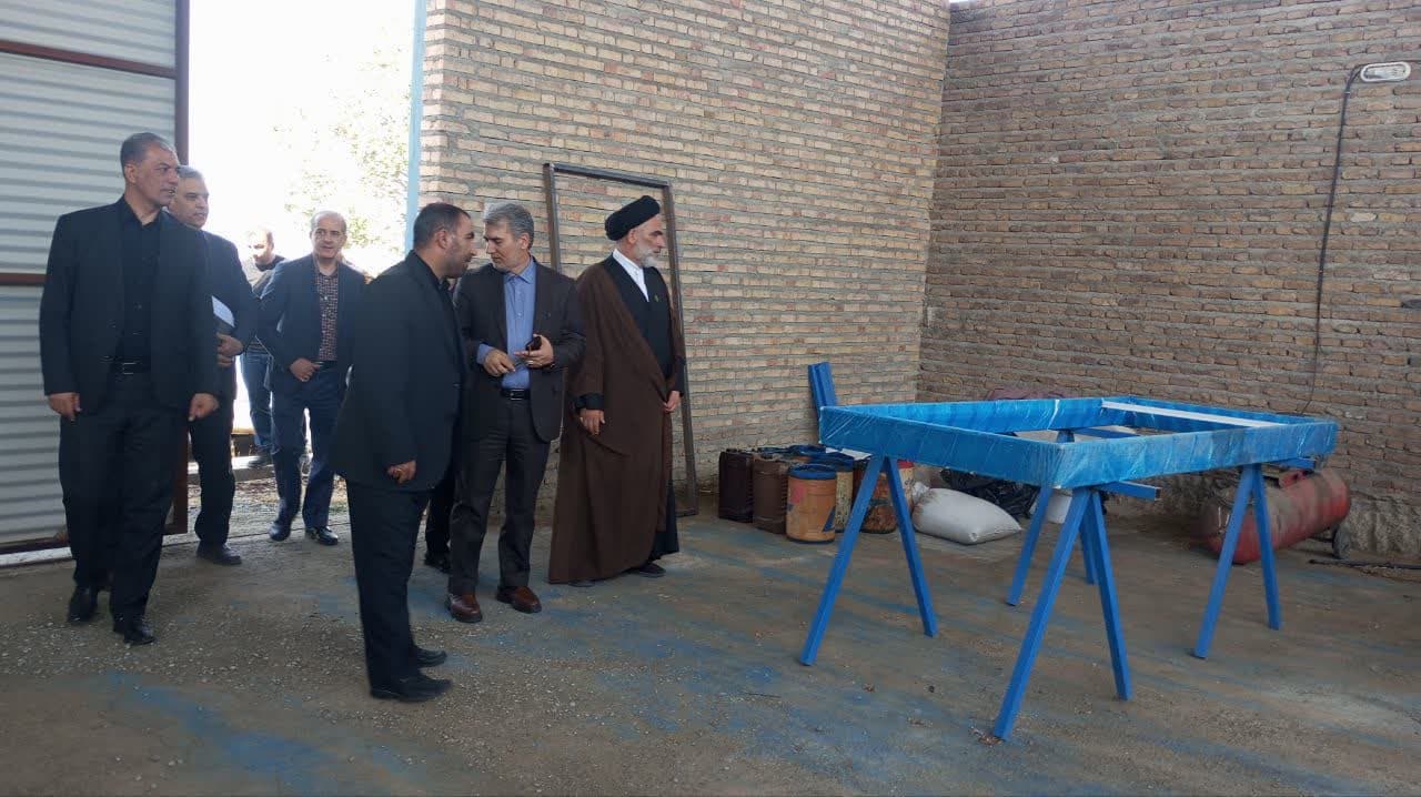 رصد میدانی ظرفیتهای صنعتی سلماس توسط فرماندار، امام جمعه و دادستان