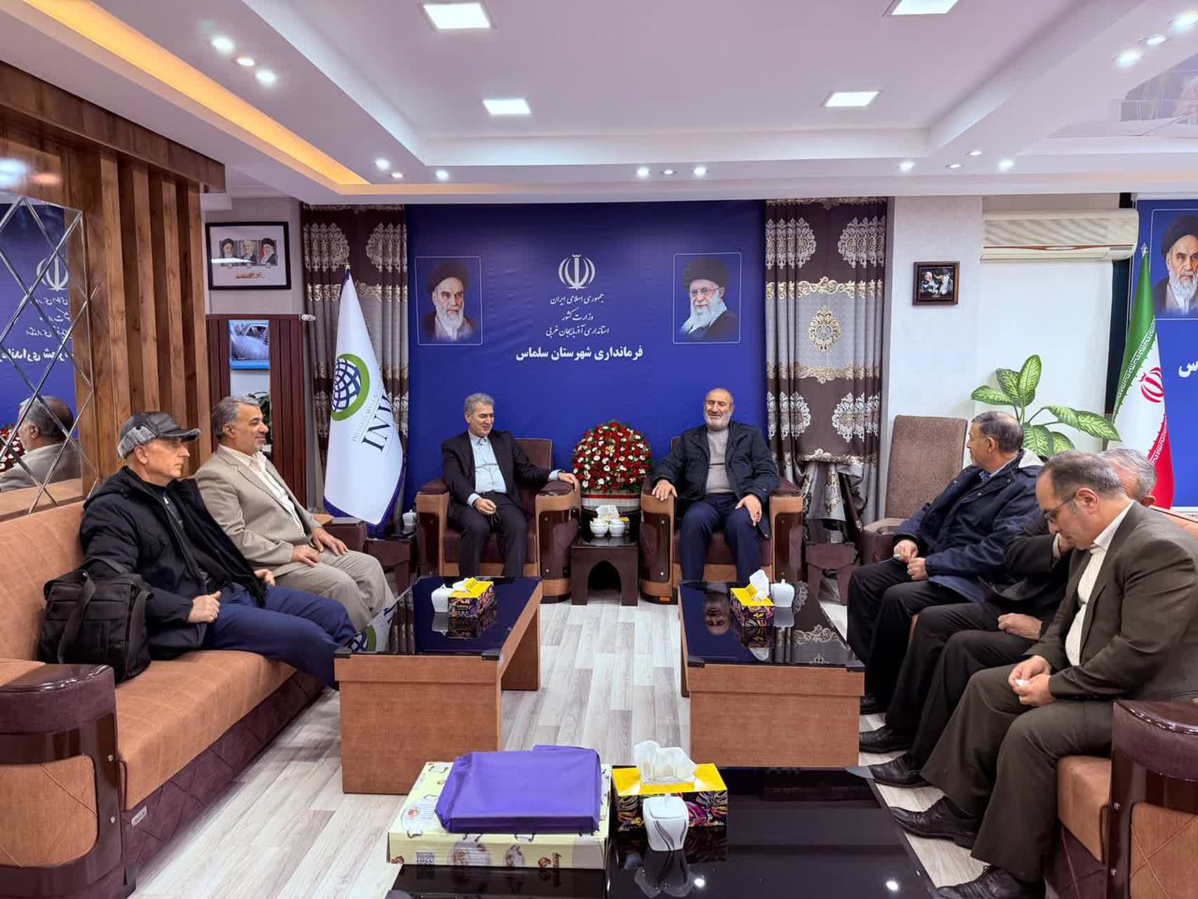 دیدار رئیس ستاد بازسازی عتبات عالیات استان با فرماندار شهرستان سلماس